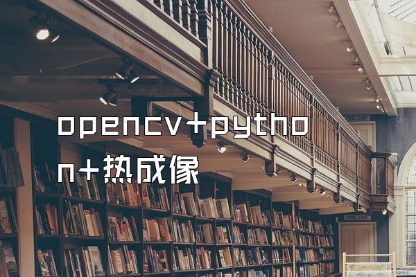 opencv+python+热成像
