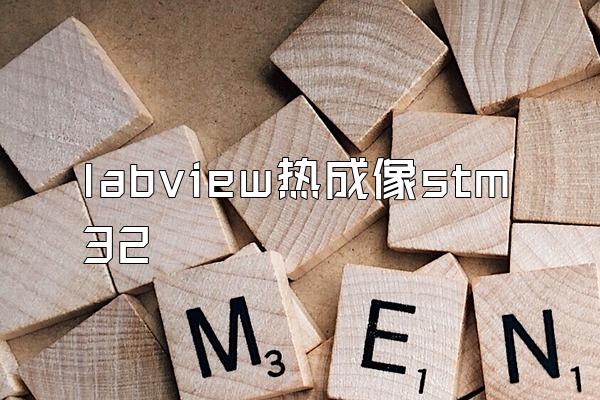 labview热成像stm32